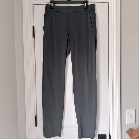 Bonobos Off Duty Gray Pant w/ Drawstring & Elastic Waist Size M Long - Picture 1 of 8